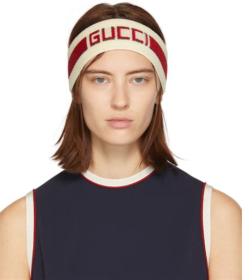 red gucci hair clip|Gucci headbands.